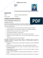 Faisal Khan - CV PDF