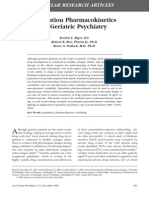 Pharmacocinetics Geriatric