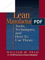 Lean Manufacturing Tools Techniques and How To Use Them 157444297X