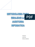 Metodología para Realizar Auditorías Informáticas