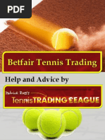 Betfair Tennis Trading Help and Advice PDF