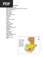 8 Regiones de Guatemala