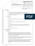 Plot Plan Design Criteria For Process Units