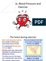 Heart Rate, Blood Pressure and Exercise