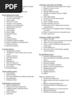 Physical Facilities: Facility/Plant Layout