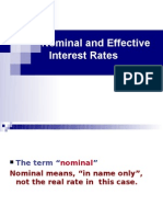 Econimics (Nominal&Effective)