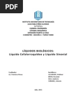 Bioquímica - Líquidos Biológicos