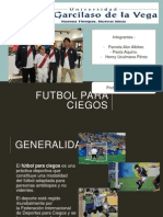 Futbol para Ciegos