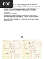 Applications of Electromagnetic Induction Transformers