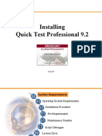 Quick Test Professional 9.2: Installing