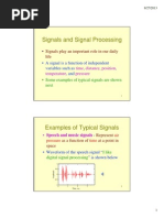 Signals and Signal Processing: - Signals Play An Important Role in Our Daily Life