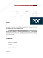 Cuidados de Enfermería en El Paciente Politraumatizado