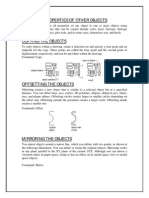 Matching Properties of Other Objects