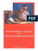 Astronomical Dating of The Mahabharata War