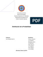 Distribucion de La Probabilidad (Trabajo)