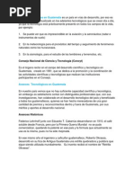 Avances Científicos en Guatemala Es Un País en Vías de Desarrollo