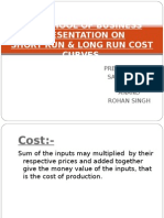 Short Run & Long Run Cost Curves