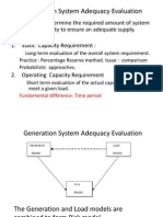 Generation System Adequacy Evaluation