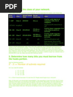 Determine The Class of Your Network.: 2 - 2 Number of Subnets Required