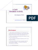 How To Run Montecarlo Simulation in Ms Excel