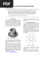 Biaxial Analysis of General Shaped Base Plates