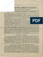 Soviet Report - The Truth About Katyn - Report of Special Commission for Ascertaining and Investigating the Circumstances of the Shooting of Polish Officer Prisoners by the German-Fascist Invaders in the Katyn Forest