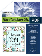 The Christian Messenger: August 10, 2014