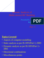 Seismic Analysis of RC Building