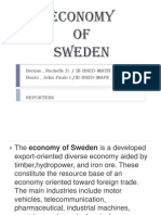 Economy of Sweden: Bernas, Rochelle D. / III-BSED-MATH Bonto, John Paulo I./III-BSED-MAPE