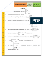 Continuity and Differentiability