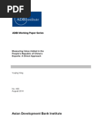 Measuring Value Added in The People's Republic of China's Exports: A Direct Approach