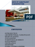 Significance of Climatology