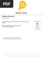 Delegative Democracy: Journal of Democracy, Volume 5, Number 1, January 1994, Pp. 55-69 (Article)