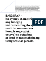 Kahulugan NG Bawat Instrumento