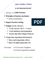 Chapter Outline: Failure: Principles of Fracture Mechanics