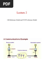 OSI Reference Model and TCP/P Reference Model