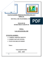 Facultad de Ciencias Matematicas Y Físicas. Escuela de Ingenieria Civil