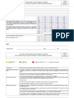 ISO 9001 Audit & Gap Analysis Checklist