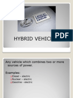 Hybrid Vehicles