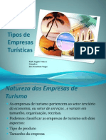 Tipos de Empresas Turísiticas