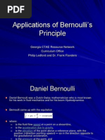 Applications of Bernoullis Principle