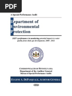 Pennsylvania Auditor General Report On Fracking