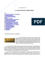 Origen y Evolución Del Computador PDF