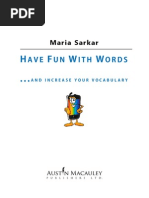 Have Fun With Words by Maria Sarkar