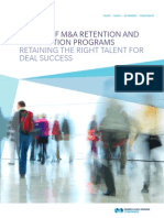 Survey of Retention and Transaction Programs Retaining The Right Talent