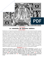 LA ASUNCIÓN DE NUESTRA SEÑORA. 15 de Agosto. Folleto PDF