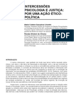 Intercessões Psicologia e Justiça - Por Uma Ação Ético-Política