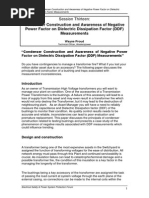 Causes of Negative Dissipation Factor