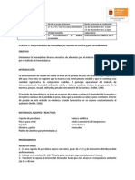 Determinación de Humedad Por Secado en Estufa y Por Termobalanza PDF