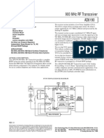 Ad6190 900 MHZ RF Transceiver